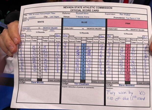 Breaking - Tyson Fury has KNOCKED out Deontay Wilder in the 11th round of their Las Vegas trilogy